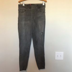 Spanx Distressed Ankle Skinny Jeans
